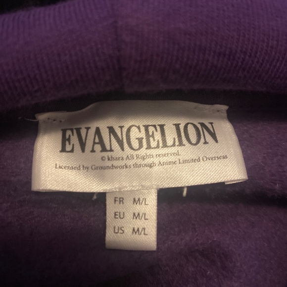 Pull à capuche violet - Picture 3 of 3